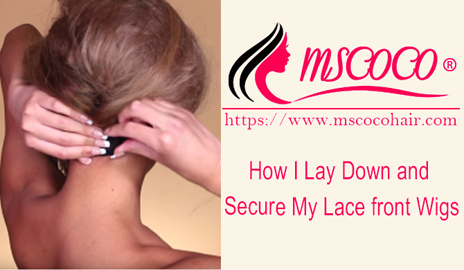 how do you secure a lace front wig