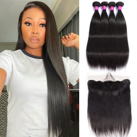 Brazilian Hair With Frontal - Mscoco Hair