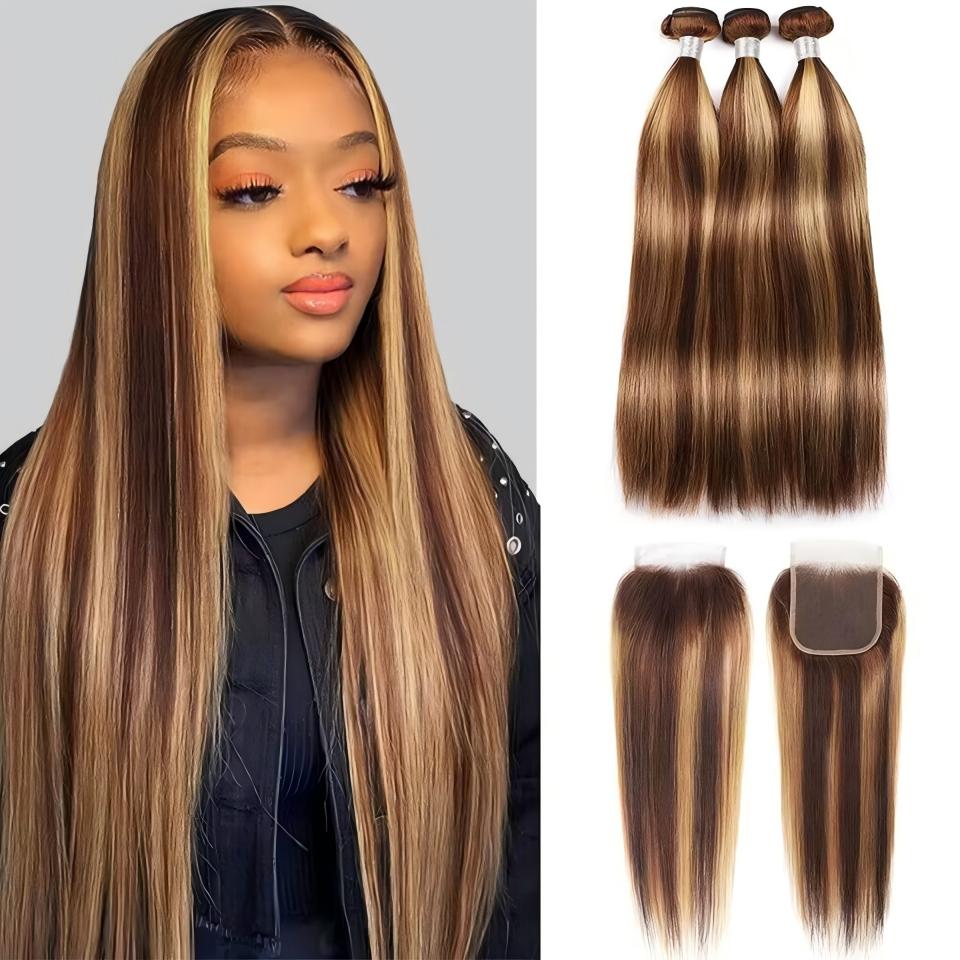 Straight Virgin shops Bundles + Closure